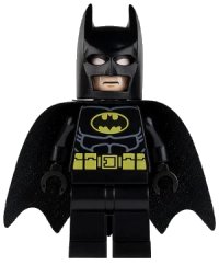 LEGO part Batman - Black Suit with Yellow Belt and Crest (Type 1 Cowl) sh0016