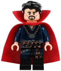 LEGO onderdeel Doctor Strange - Necklace, Cloth Spongy Cape and Starched Collar sh0509