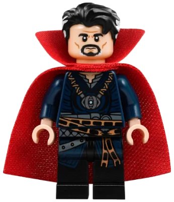 LEGO onderdeel Doctor Strange - Necklace, Cloth Spongy Cape and Starched Collar (sh0509)