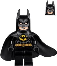 LEGO part Batman - One Piece Cowl and Cape with Complex Bat Logo (1989) sh0607