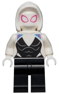 LEGO part Ghost Spider / Spider-Gwen - White Basic Smooth Hood sh0682