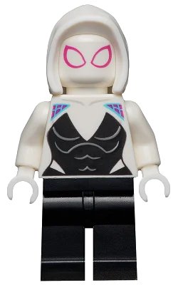 LEGO onderdeel Ghost Spider / Spider-Gwen - White Basic Smooth Hood (sh0682)