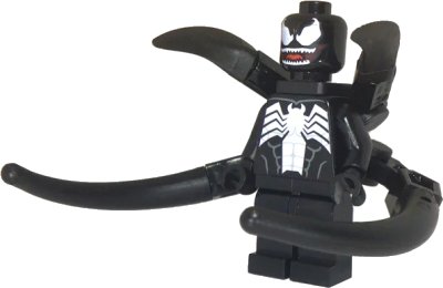 LEGO onderdeel Venom - Teeth Parted, 4 Back Appendages Medium (sh0711)
