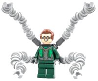 LEGO part Dr. Octopus (Otto Octavius) / Doc Ock - Dark Green Suit, Mechanical Arms with Bars sh0727