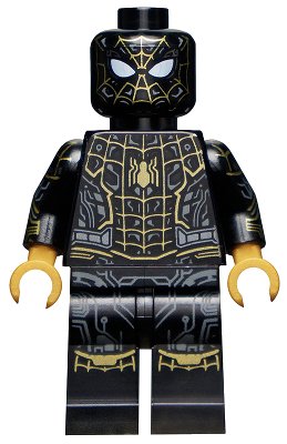 LEGO onderdeel Spider-Man - Black and Gold Suit (sh0774)