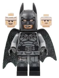 LEGO part Batman - Dark Bluish Gray Suit, Black Belt, Black Hands, Spongy Cape with 1 Hole, Black Boots sh0786