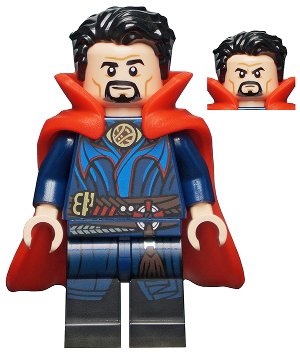 LEGO onderdeel Doctor Strange - Brooch, Flexible Rubber Cape (sh0802)