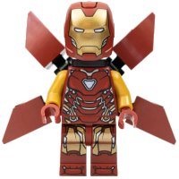 LEGO part Iron Man - Mark 85 Armor, Large Helmet Visor, Wings sh0824