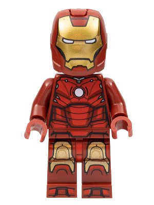 LEGO onderdeel Iron Man - Mark 3 Armor, Helmet (sh0825)