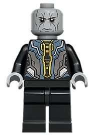 LEGO part Ebony Maw - Light Bluish Gray Head sh0827