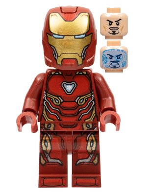 LEGO onderdeel Iron Man - Mark 50 Armor, Large Helmet Visor (sh0828)