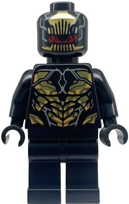 LEGO onderdeel Outrider - Torso with Short Dark Bluish Gray Tips at Neck (sh0872)
