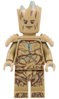LEGO part Groot, Teen Groot - Dark Tan with Shoulder Armor sh0874