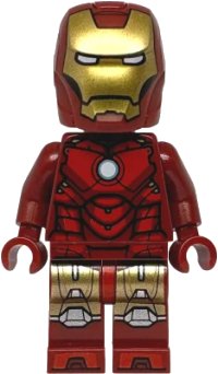 LEGO part Iron Man - Mark 4 Armor, Large Helmet Visor, Light Nougat Head sh1048