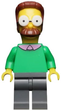 LEGO onderdeel Ned Flanders, The Simpsons, Series 1 (Minifigure Only without Stand and Accessories) sim013