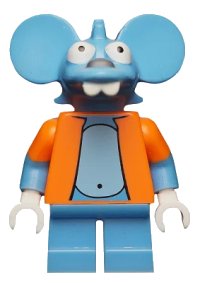 LEGO onderdeel Itchy, The Simpsons, Series 1 (Minifigure Only without Stand and Accessories) sim019