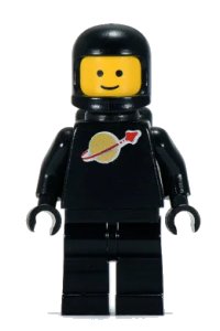 LEGO part Classic Space - Black with Air Tanks sp003