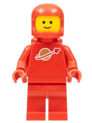 LEGO onderdeel Classic Space - Red with Air Tanks and Updated Helmet (Second Reissue) (sp132)