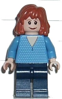 LEGO onderdeel Mary Jane 4 - Medium Blue Sweater spd020