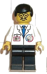 LEGO onderdeel Launch Command - Scientist / Professor splc006