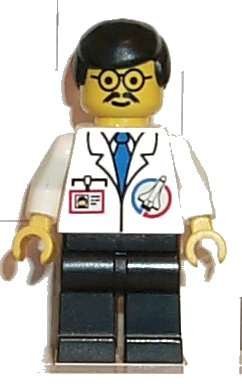 LEGO onderdeel Launch Command - Scientist / Professor (splc006)