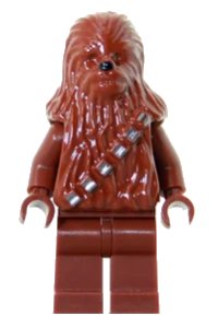 LEGO part Chewbacca (Reddish Brown) sw0011a