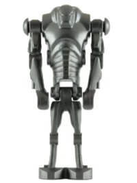 LEGO part Super Battle Droid - Pearl Dark Gray, Wide Head sw0092