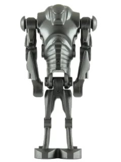 LEGO onderdeel Super Battle Droid - Pearl Dark Gray, Wide Head (sw0092)