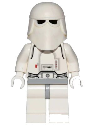 LEGO onderdeel Snowtrooper, Light Bluish Gray Hips, White Hands (Hoth Stormtrooper) (sw0115)