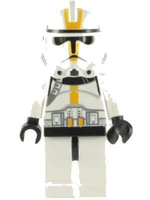 LEGO onderdeel Clone Trooper, 327th Star Corps (Phase 2) - Black Head (sw0128a)