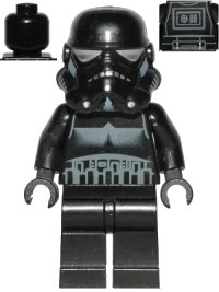 LEGO part Imperial Shadow Trooper - Long Line on Back sw0166b
