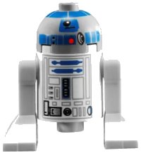 LEGO onderdeel Astromech Droid, R2-D2, Light Bluish Gray Head sw0217