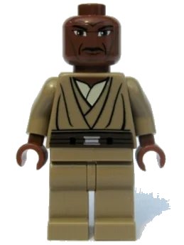 LEGO onderdeel Mace Windu - Large Eyes (sw0220)