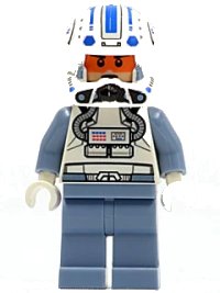 LEGO part Clone Trooper Pilot Captain Jag (Phase 2) - Frown sw0265