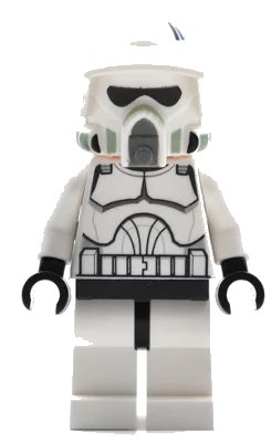 LEGO onderdeel Clone ARF Trooper Razor / Stak, 91st Mobile Reconnaissance Corps Lightning Squadron (Phase 1) - Large Eyes (sw0297)