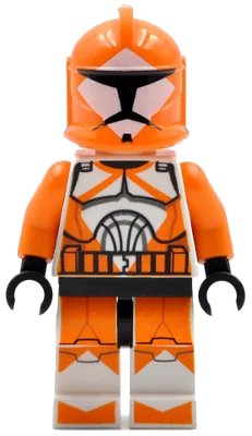 LEGO onderdeel Clone Bomb Squad Trooper (Phase 1) - Large Eyes (sw0299)