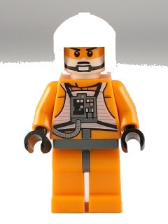 LEGO onderdeel Zev Senesca - Plain Helmet (sw0354)