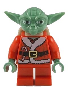 LEGO onderdeel Yoda - Santa Yoda, Backpack (sw0358)
