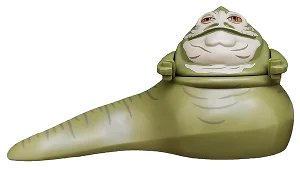 LEGO onderdeel Jabba The Hutt - Tan Face (sw0402)