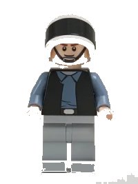 LEGO onderdeel Rebel Fleet Trooper - Plain Vest, Grin sw0427