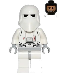 LEGO onderdeel Snowtrooper, Light Bluish Gray Hips, Light Bluish Gray Hands, Printed Head, Torso Back Printing (sw0463)