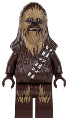 LEGO onderdeel Chewbacca - Medium Nougat Fur (sw0532)