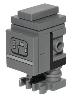 LEGO onderdeel Gonk Droid (GNK Power Droid), Dark Bluish Gray (sw0562)
