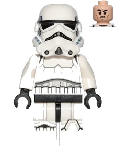 LEGO onderdeel Imperial Stormtrooper - Printed Legs, Dark Blue Helmet Vents (sw0585)