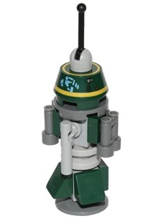 LEGO onderdeel Astromech Droid, R1-G4, Decorated Truncated Cone (sw0589)