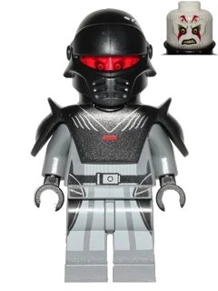 LEGO onderdeel The Grand Inquisitor - Dark Bluish Gray Uniform (sw0622)