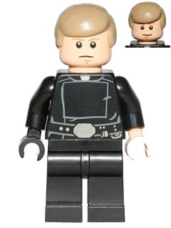 LEGO onderdeel Luke Skywalker - Jedi Master, Dark Tan Smooth Hair (sw0635)