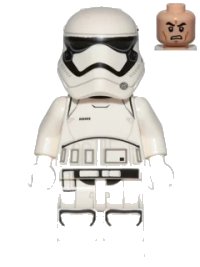 LEGO part First Order Stormtrooper (Rounded Mouth Pattern) SW0667