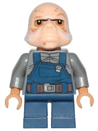 LEGO part Ugnaught (Dark Blue Overalls) sw0710
