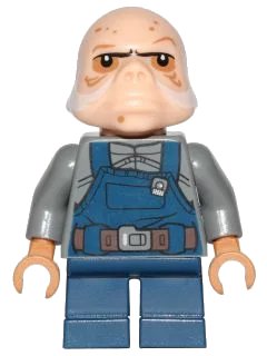 LEGO onderdeel Ugnaught (Dark Blue Overalls) (sw0710)